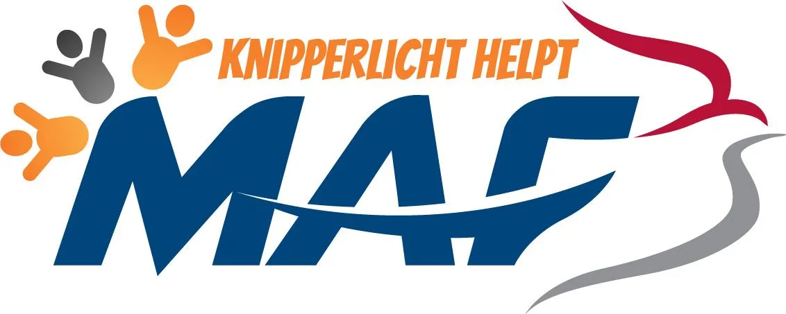 Knipperlicht Helpt Mission Aviation Fellowship (MAF) Logo 2023